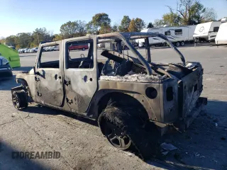 2018 Jeep Wrangler JK Unlimited Sport RHD with VIN 1C4BJWKG6JL897568, listed as a Copart auction lot 76299274 with 0 mi miles and Non Repairable. Bid and sale history available at carsss.com. Image 2.