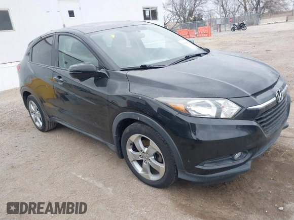2016 Honda HR-V EX with VIN 3CZRU5H50GM708629, listed as a IAAI auction lot 41402371 with 103,495 mi miles. Bid and sale history available at carsss.com. Image 1.
