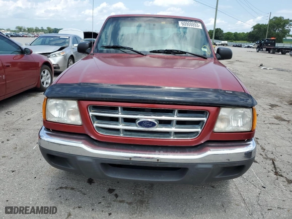 2001 Ford Ranger XL with VIN 1FTYR10D21TA77146, listed as a Copart auction lot 60908893 with 133,765 mi miles and Salvage Title. Bid and sale history available at carsss.com. Image 5.