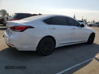 2018 Genesis G80 3.8L with VIN KMHGN4JE8JU262985, listed as a Copart auction lot 71065164 with 69,009 mi miles and Salvage Title. Bid and sale history available at carsss.com. Image 3.