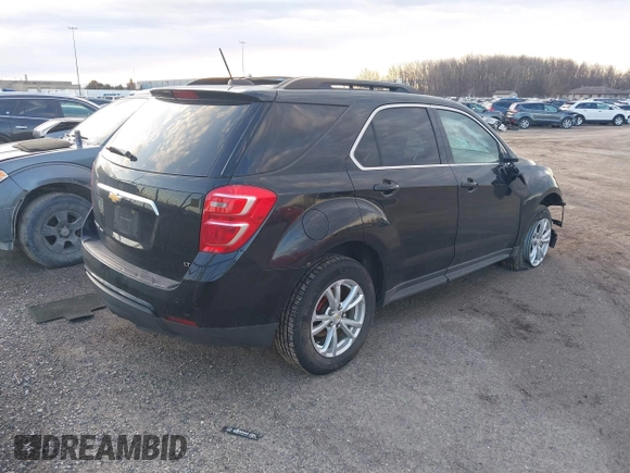 2017 Chevrolet Equinox LT with VIN 2GNFLFEK7H6258816, listed as a IAAI auction lot 41760202 with 127,313 mi miles. Bid and sale history available at carsss.com. Image 4.