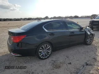 2016 Acura RLX Tech Pkg with VIN JH4KC1F58GC001638, listed as a Copart auction lot 43787985 with 66,701 mi miles and Salvage Title. Bid and sale history available at carsss.com. Image 3.