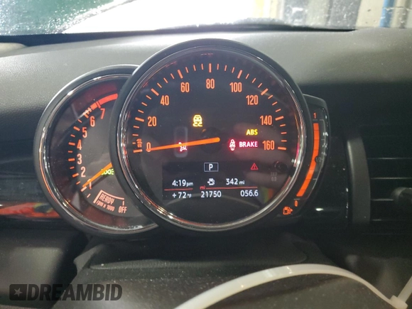 2020 MINI Hardtop Cooper with VIN WMWXR3C05L2M04273, listed as a Copart auction lot 59867245 with 21,750 mi miles and Salvage title. Bid and sale history available at DreamBid. Image 9.