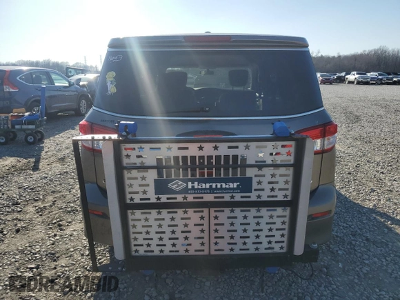 2015 Nissan Quest SV with VIN JN8AE2KP1F9120667, listed as a Copart auction lot 48436865 with 131,819 mi miles and Salvage Title. Bid and sale history available at carsss.com. Image 6.