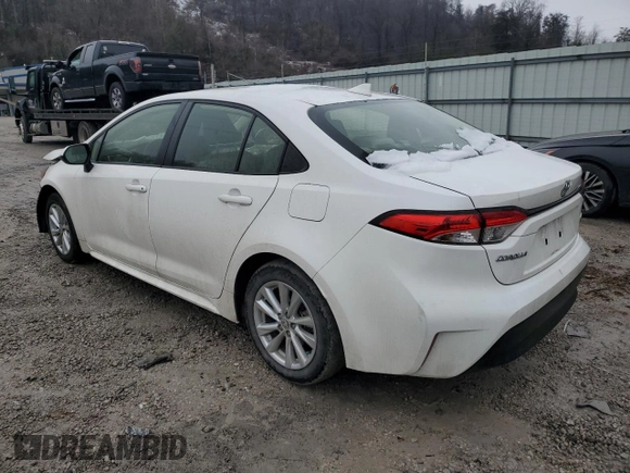 2023 Toyota Corolla LE z VIN JTDB4MEE6PJ003126, wystawiony jako Copart lot #44764655 z przebiegiem 23 867 mil mil oraz Szkoda całkowita • Salvage title. Historia ofert i sprzedaży dostępna na DreamBid. Obrazek 2.