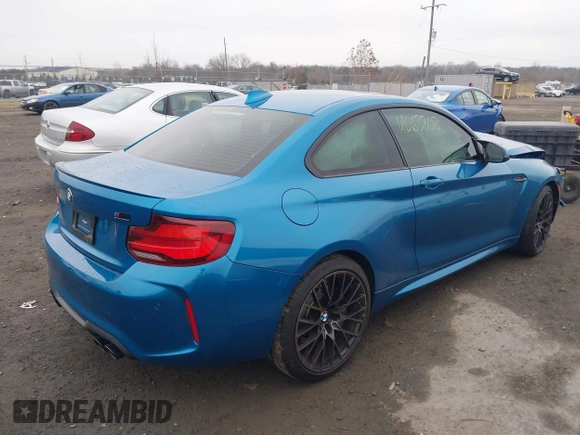 2021 BMW M2 Competition z VIN WBS2U7C02M7H63454, wystawiony jako IAAI lot #41063808 z przebiegiem 15 047 mil mil oraz . Historia ofert i sprzedaży dostępna na DreamBid. Obrazek 4.