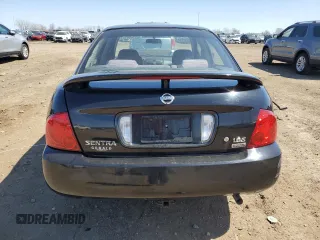 2006 Nissan Sentra S with VIN 3N1CB51D56L606964, listed as a Copart auction lot 52257075 with 68,200 mi miles and Salvage Title. Bid and sale history available at DreamBid. Image 6.