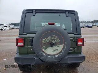 2021 Jeep Wrangler Sport with VIN 1C4GJXAGXMW701082, listed as a Copart auction lot 80138224 with 31,102 mi miles and Salvage Title. Bid and sale history available at DreamBid. Image 6.