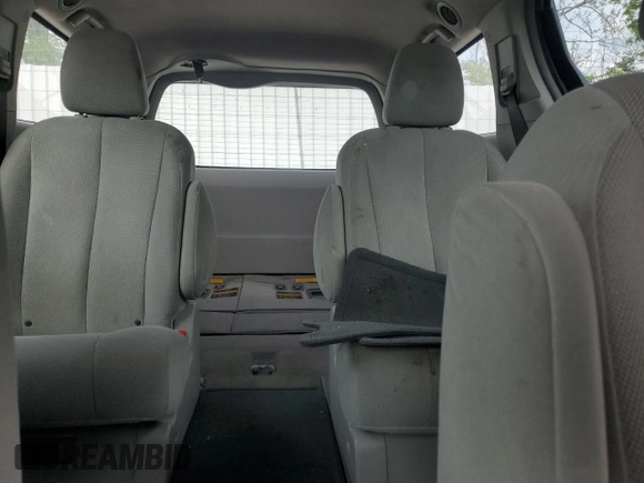 2012 Toyota Sienna with VIN 5TDZK3DC6CS244891, listed as a Copart auction lot 54442055 with 137,680 mi miles and Salvage title. Bid and sale history available at DreamBid. Image 10.