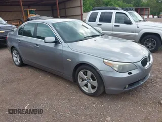 2007 BMW 5 Series with VIN WBANF33567CS38714, listed as a IAAI auction lot 42069445 with 208,449 mi miles and . Bid and sale history available at DreamBid. Image 1.