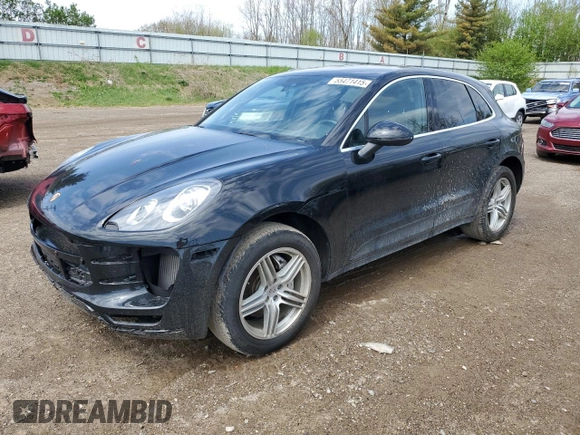 2017 Porsche Macan S with VIN WP1AB2A56HLB17109, listed as a Copart auction lot 55471415 with 74,528 mi miles and Clean Title. Bid and sale history available at DreamBid. Image 1.
