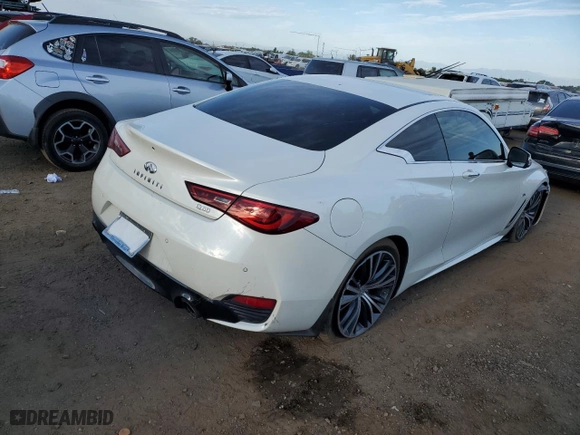 2017 Infiniti Q60 3.0t Premium with VIN JN1EV7EK9HM363317, listed as a Copart auction lot 69320794 with 46,203 mi miles and Salvage Title. Bid and sale history available at carsss.com. Image 3.