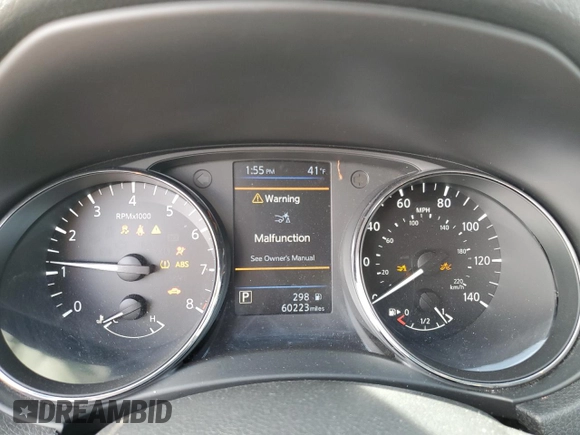 2019 Nissan Rogue SL with VIN 5N1AT2MV3KC717843, listed as a Copart auction lot 49011975 with 60,223 mi miles and Salvage Title. Bid and sale history available at carsss.com. Image 9.