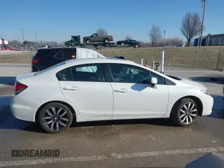 2015 Honda Civic Sedan EX-L with VIN 19XFB2F90FE252613, listed as a IAAI auction lot 41742895 with 88,778 mi miles. Bid and sale history available at carsss.com. Image 13.
