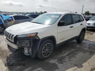2017 Jeep Cherokee Sport z VIN 1C4PJLAB9HW565983, wystawiony jako Copart lot #57095935 z przebiegiem 155 888 mil mil oraz Szkoda całkowita • Salvage title. Historia ofert i sprzedaży dostępna na DreamBid. Obrazek 1.