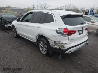 2019 BMW X3 xDrive30i with VIN 5UXTR9C58KLD96857, listed as a IAAI auction lot 41969229 with 70,492 mi miles. Bid and sale history available at carsss.com. Image 3.