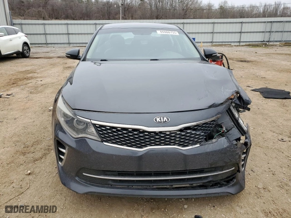 2017 Kia Optima SX with VIN 5XXGW4L23HG142659, listed as a Copart auction lot 44460755 with 0 mi miles and Salvage Title. Bid and sale history available at carsss.com. Image 5.
