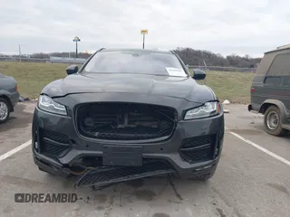 2017 Jaguar F-Pace 35t R-Sport with VIN SADCL2BV3HA884003, listed as a IAAI auction lot 41169317 with 76,563 mi miles and . Bid and sale history available at DreamBid. Image 13.