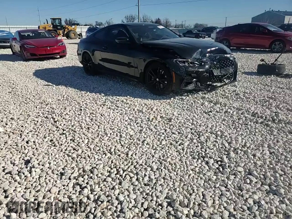 2021 BMW 4 Series M440i xDrive with VIN WBA13AR00MCF42708, listed as a Copart auction lot 85900144 with Not Provided miles and Salvage Title. Bid and sale history available at DreamBid. Image 11.