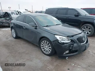 2012 Buick Regal Turbo Premium 1 with VIN 2G4GS5EV5C9197120, listed as a IAAI auction lot 41376249 with 131,005 mi miles. Bid and sale history available at carsss.com. Image 1.