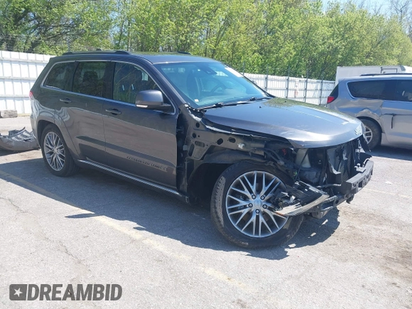 2017 Jeep Grand Cherokee Summit with VIN 1C4RJFJT9HC759417, listed as a IAAI auction lot 42199460 with 129,113 mi miles and . Bid and sale history available at DreamBid. Image 1.