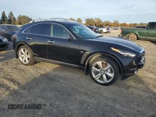 2014 Infiniti FX with VIN JN8BS1MW0EM400085, listed as a Copart auction lot 79525044 with 137,275 mi miles and Clean Title. Bid and sale history available at DreamBid. Image 4.