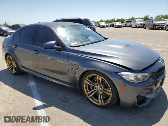 2015 BMW M3 with VIN WBS3C9C57FP806264, listed as a Copart auction lot 49001273 with 68,640 mi miles. Bid and sale history available at carsss.com. Image 4.