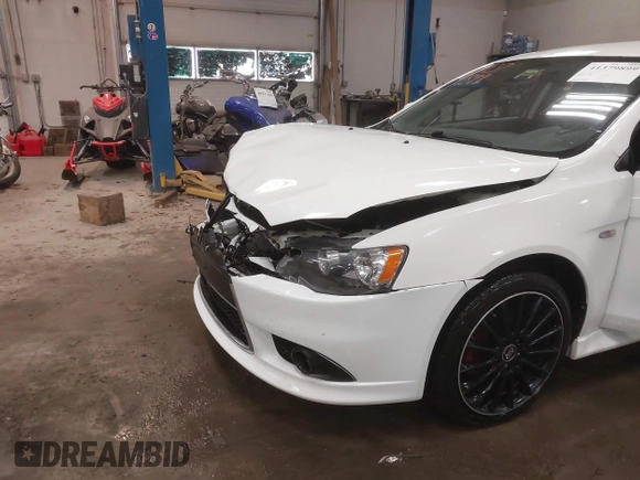 2014 Mitsubishi Lancer GT with VIN JA32U8FWXEU016230, listed as a IAAI auction lot 41379899 with 108,511 mi miles. Bid and sale history available at carsss.com. Image 18.