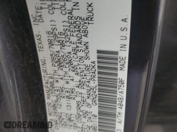 2013 Toyota Tacoma z VIN 5TFLU4ENXDX061110, wystawiony jako Copart lot #58910865 z przebiegiem Nie podano mil oraz Szkoda całkowita • Salvage title. Historia ofert i sprzedaży dostępna na DreamBid. Obrazek 12.
