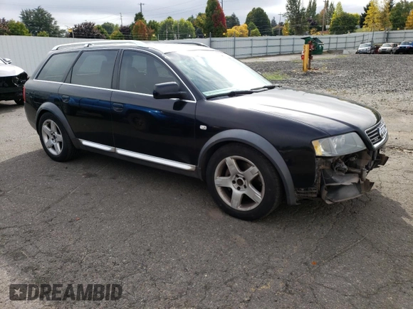 2004 Audi allroad A6 V8 with VIN WA1YD64BX4N094154, listed as a Copart auction lot 73637534 with 182,534 mi miles and Salvage Title. Bid and sale history available at DreamBid. Image 4.