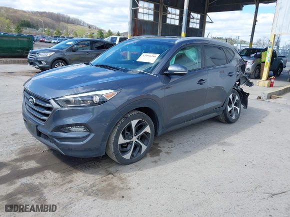 2016 Hyundai Tucson Sport with VIN KM8J33A2XGU022633, listed as a IAAI auction lot 41990348 with 73,395 mi miles. Bid and sale history available at carsss.com. Image 18.