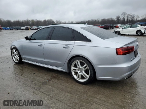 2016 Audi A6 Premium Plus with VIN WAUGFAFC8GN016509, listed as a Copart auction lot 52163905 with 136,724 mi miles and Salvage title. Bid and sale history available at DreamBid. Image 2.
