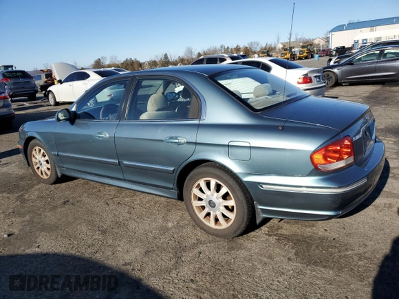 2004 Hyundai Sonata GLS with VIN KMHWF35H04A038428, listed as a Copart auction lot 84709744 with 126,821 mi miles and Salvage Title. Bid and sale history available at carsss.com. Image 2.