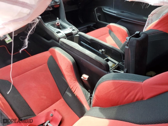 2021 Honda Civic Type R Touring with VIN SHHFK8G71MU203345, listed as a Copart auction lot 65242354 with 0 mi miles and Salvage Title. Bid and sale history available at carsss.com. Image 8.