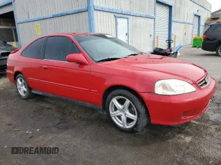 1999 Honda Civic EX with VIN 1HGEJ8144XL058125, listed as a Copart auction lot 49350935 with 254,729 mi miles and Clean Title. Bid and sale history available at carsss.com. Image 4.