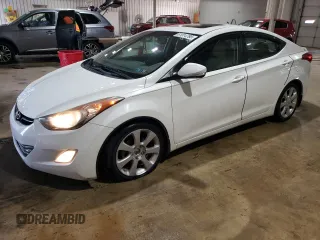 2013 Hyundai Elantra GLS with VIN 5NPDH4AE9DH288167, listed as a Copart auction lot 61914765 with 51,259 mi miles and Salvage title. Bid and sale history available at DreamBid. Image 1.