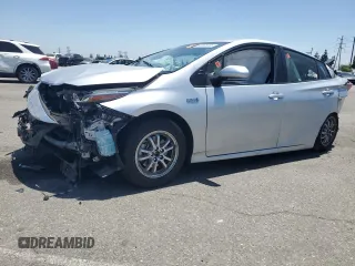2021 Toyota Prius LE with VIN JTDKAMFPXM3169514, listed as a Copart auction lot 63255095 with 49,546 mi miles and Salvage title. Bid and sale history available at DreamBid. Image 1.
