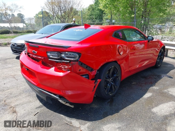 2020 Chevrolet Camaro 1LT with VIN 1G1FB1RX1L0113401, listed as a IAAI auction lot 42018427 with 61,603 mi miles and . Bid and sale history available at DreamBid. Image 4.