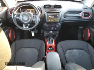 2018 Jeep Renegade Trailhawk with VIN ZACCJBCB4JPH49396, listed as a Copart auction lot 42353385 with 86,792 mi miles and Salvage Title. Bid and sale history available at carsss.com. Image 8.