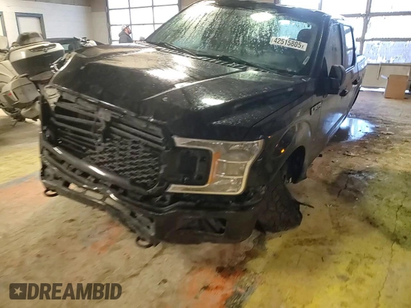 2018 Ford F-150 XL with VIN 1FTEW1E56JFC27884, listed as a Copart auction lot 42515805 with Not Provided miles and Salvage Title. Bid and sale history available at DreamBid. Image 11.