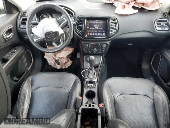 2019 Jeep Compass Limited with VIN 3C4NJDCB1KT672484, listed as a Copart auction lot 57934455 with 72,051 mi miles and Non repairable. Bid and sale history available at DreamBid. Image 8.