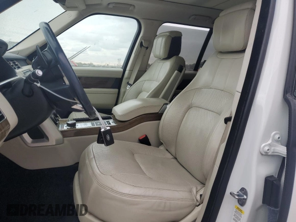 2018 Land Rover Range Rover with VIN SALGS2REXJA500285, listed as a Copart auction lot 46213465 with 44,603 mi miles and Salvage title. Bid and sale history available at DreamBid. Image 7.