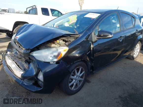 2012 Toyota Prius c One with VIN JTDKDTB36C1010956, listed as a IAAI auction lot 41476271 with 186,403 mi miles. Bid and sale history available at carsss.com. Image 17.