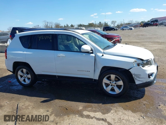 2015 Jeep Compass Latitude with VIN 1C4NJDEB7FD120738, listed as a IAAI auction lot 41878045 with 128,393 mi miles. Bid and sale history available at carsss.com. Image 13.