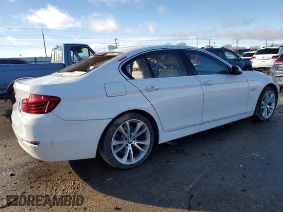 2014 BMW 5 Series 535d with VIN WBAXA5C54ED689148, listed as a Copart auction lot 86774904 with 96,454 mi miles and Salvage Title. Bid and sale history available at carsss.com. Image 3.