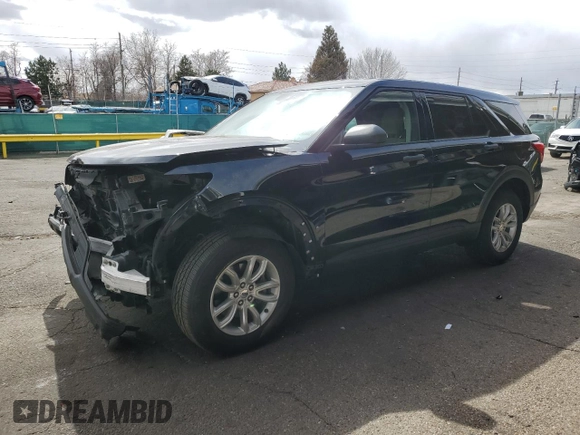 2021 Ford Explorer with VIN 1FMSK8BH5MGC30839, listed as a Copart auction lot 49846895 with 54,663 mi miles and Salvage Title. Bid and sale history available at carsss.com. Image 1.