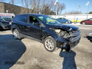 2017 Ford Escape SE with VIN 1FMCU9GD0HUD01592, listed as a Copart auction lot 88724565 with 110,255 mi miles and Salvage Title. Bid and sale history available at DreamBid. Image 4.