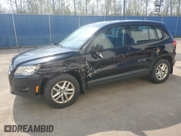 2011 Volkswagen Tiguan with VIN WVGCV7AX8BW511387, listed as a Copart auction lot 57284625 with 284,102 mi miles and Salvage title. Bid and sale history available at DreamBid. Image 1.