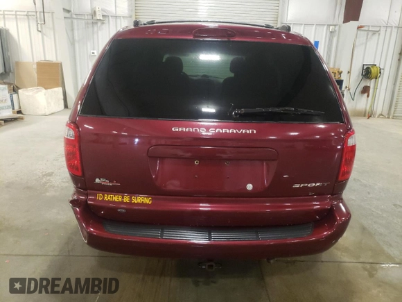2001 Dodge Caravan Sport with VIN 2B4GP44321R394918, listed as a Copart auction lot 54385635 with 222,858 mi miles and Clean Title. Bid and sale history available at carsss.com. Image 6.