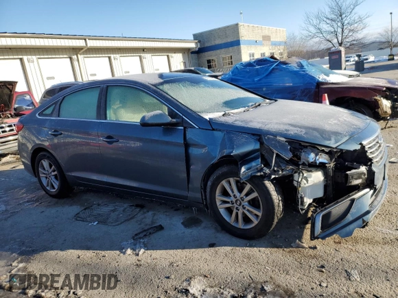2017 Hyundai Sonata 2.4L with VIN 5NPE24AF2HH572793, listed as a Copart auction lot 46319855 with 150,244 mi miles and Salvage Title. Bid and sale history available at DreamBid. Image 4.